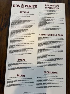 Menu photo 7 Don Perico Mexican Restaurant Napa, CA Menu photo 7 Don Perico Mexican Restaurant Napa, CA