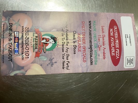 Menu photo 2 Mamma Mia’s Pizza Leesburg, FL Menu photo 2 Mamma Mia’s Pizza Leesburg, FL