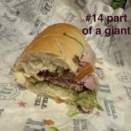 #14 GIANT BOOTLEGGER CLUB (quarter end)