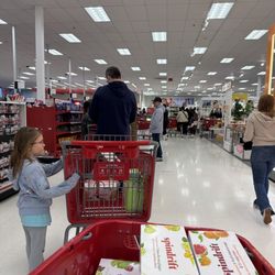 Check out conga line... 2 registers open on a Sunday?