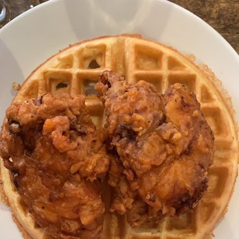 Row House - Spicy chicken & waffles - New American Near Me - New York, New York