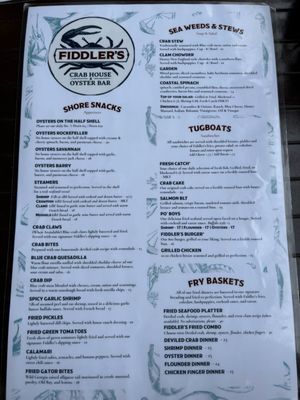 Menu photo 1 Fiddler's Crab House Savannah, GA Menu photo 1 Fiddler's Crab House Savannah, GA