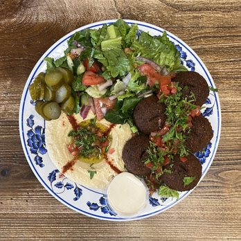 Wally's Cafe - Falafel Plate - Middle Eastern Near Me - Emeryville, California Wally's Cafe - Falafel Plate - Middle Eastern Near Me - Emeryville, California