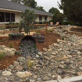 Jonescape - Creative use of wine barrels for succulents - Landscaping Near Me - Upland, California