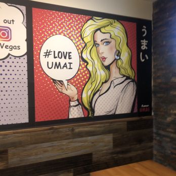 Umai Ramen - Awesome art that led me here in the first place on the walls - Ramen Near Me - Henderson, Nevada Umai Ramen - Awesome art that led me here in the first place on the walls - Ramen Near Me - Henderson, Nevada