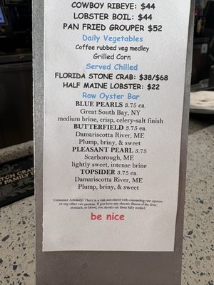 Menu photo 2 Coconuts Fort Lauderdale, FL