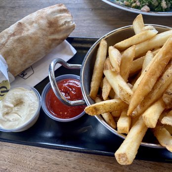 Paramount Middle Eastern Kitchen - Chicken shawarma and basic fries - Middle Eastern Near Me - Toronto, Ontario