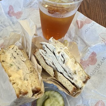 Mariposa Baking Company - Turkey sandwich and ice tea - Bakeries Near Me - Oakland, California
