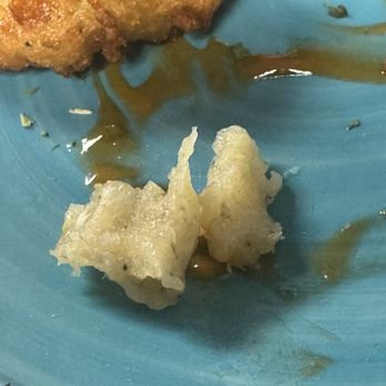 The Vegan Factory  - Raw batter clumps scraped out of the Cauliflower Wings - Vegan Near Me - Elizabeth , New Jersey