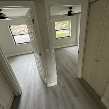 Serenity Flooring Plus - Vinyl floor baseboards and paint - Flooring Near Me