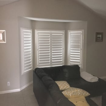 JMR Blinds - Didn't think shutters would fit so well in our bay window! - Shades & Blinds Near Me JMR Blinds - Didn't think shutters would fit so well in our bay window! - Shades & Blinds Near Me