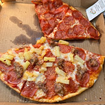 Burattino Brick Oven Pizza - I did half and half. - Pizza Near Me - Carson, California