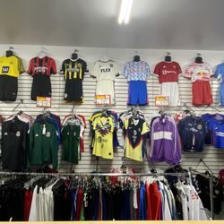 Soccer uniforms for adults and kids. Sweaters, pants, shorts, soccer balls and more.