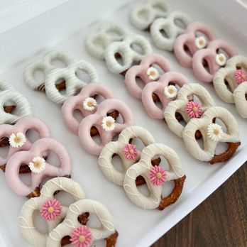 DJ Cookie Co - Custom chocolate covered pretzels from treat package - Desserts Near Me DJ Cookie Co - Custom chocolate covered pretzels from treat package - Desserts Near Me