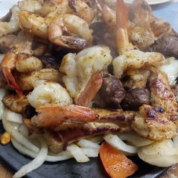 Villegas Mexican Restaurant - Double combo fajitas with beef, chicken, and shrimp! - Mexican Near Me - Durant, Oklahoma Villegas Mexican Restaurant - Double combo fajitas with beef, chicken, and shrimp! - Mexican Near Me - Durant, Oklahoma