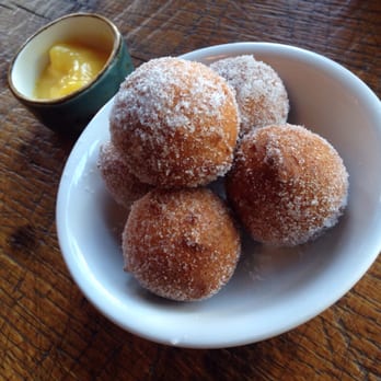 The Table - Beignets with lemon curd. - New American Near Me - San Jose, California The Table - Beignets with lemon curd. - New American Near Me - San Jose, California