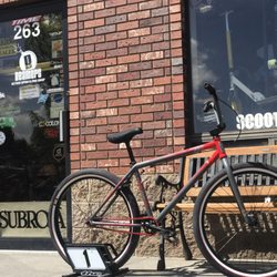 Beamers Action Sports Shop - Slayer Subrosa 26" upgraded with cult van tire and Shadow Conspiracy Supreme inter lock chain