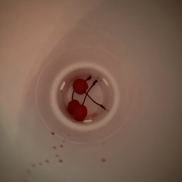 Cherries in my Rt 44 cherry limeade that I paid for extra cherries.
