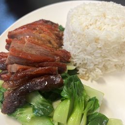BBQ Pork Rice Plate