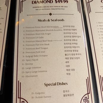 Wyn KBBQ - Diamond AYCE Menu - Korean Near Me - Buena Park, California Wyn KBBQ - Diamond AYCE Menu - Korean Near Me - Buena Park, California
