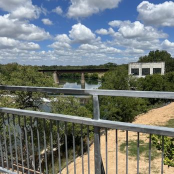 Faust Street Bridge - Looking down at the river - Landmarks & Historical Buildings Near Me - New Braunfels, Texas Faust Street Bridge - Looking down at the river - Landmarks & Historical Buildings Near Me - New Braunfels, Texas