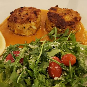 Maggiano's - Crab Cakes for my entree. - Italian Near Me - Friendswood, Texas