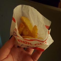 Cook Out - "Regular" fries but it's like they ate half of them.