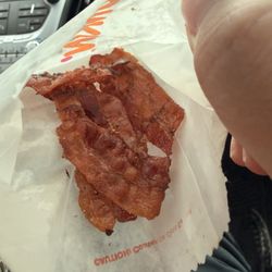 Dunkin' - Smallest bacon I've ever seen