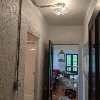 Big E Electric - Dave hung up 3 light fixtures successfully even including installing the flip switch with steel metal pipe on wall. - Electricians Near Me Big E Electric - Dave hung up 3 light fixtures successfully even including installing the flip switch with steel metal pipe on wall. - Electricians Near Me