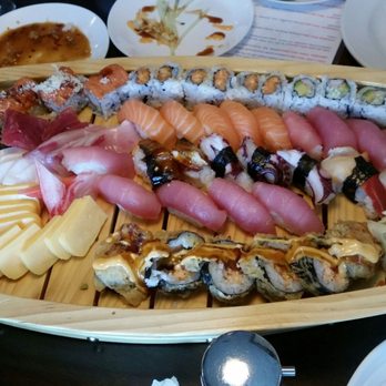 Kasai Sushi Bar & Kitchen - Boat full of sushi, yes! - Sushi Bars Near Me - Indianapolis, Indiana Kasai Sushi Bar & Kitchen - Boat full of sushi, yes! - Sushi Bars Near Me - Indianapolis, Indiana