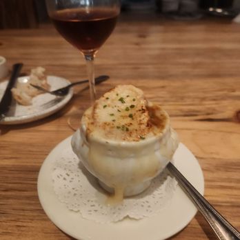 Trelio Food & Wine - French Onion Soup - New American Near Me - Clovis, California Trelio Food & Wine - French Onion Soup - New American Near Me - Clovis, California