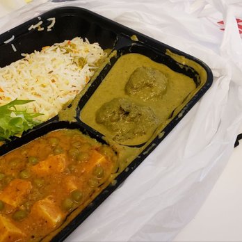Utsav - Lunch to go box - 2 Veg curries, rice, salad, dal, naan - Indian Near Me - New York, New York Utsav - Lunch to go box - 2 Veg curries, rice, salad, dal, naan - Indian Near Me - New York, New York