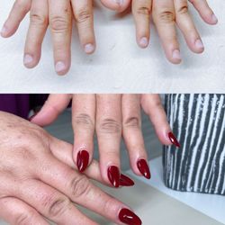Crystal Nails & Eyelashes - Before & After