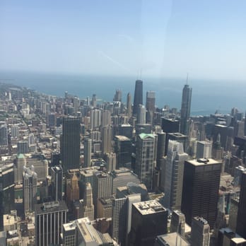 Willis Tower - View from the front of the deck - Landmarks & Historical Buildings Near Me - Chicago, Illinois Willis Tower - View from the front of the deck - Landmarks & Historical Buildings Near Me - Chicago, Illinois