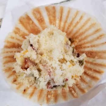 Laurel Deli and Desserts - Munching through the jalapeno cheese muffin - Delis Near Me - Fort Bragg, California
