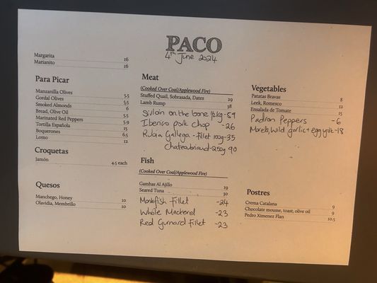 Paco Tapas by null