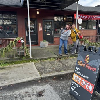 Blind Raven BBQ & Catering - Outside on opening day - Barbeque Near Me - Seattle, Washington