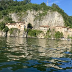 Micaela Lucini Private Tour Guide - Cliffside monastery on one of the islands in Lago Maggiore.