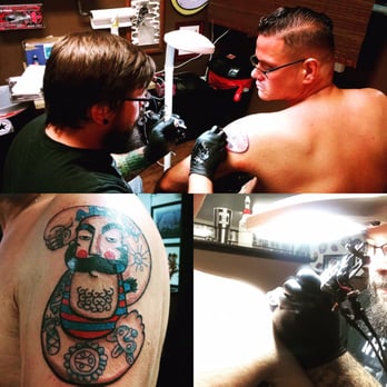 Blu Gorilla Tattoo - Brent at his best at Blu Gorilla tattoo shop. - Tattoo Near Me - Charleston, South Carolina