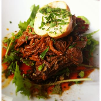 Lucky Belly - "Ku Chu Jung Braised Brisket Tartine" - Bars Near Me - Honolulu, Hawaii