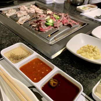 BBQ Stop - Prime Brisket Brisket Sauce Hot Chili Sauce Macaroni Salad - Korean Near Me - Diamond Bar, California BBQ Stop - Prime Brisket Brisket Sauce Hot Chili Sauce Macaroni Salad - Korean Near Me - Diamond Bar, California