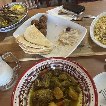 Alzohour Market - Falafal appetiser, lamb dish, lamb and vegetable dish. - Middle Eastern Near Me - Phoenix, Arizona