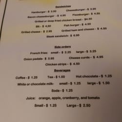 Hook In The Foot Cafe - Lunch menu