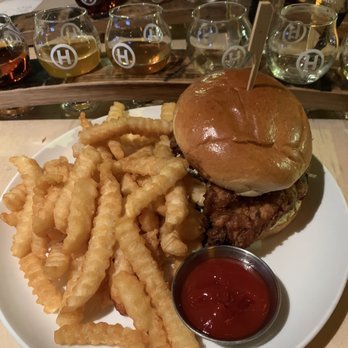 Hinterland Brewery - Crispy Fried Chicken Sandwich - New American Near Me - Green Bay, Wisconsin Hinterland Brewery - Crispy Fried Chicken Sandwich - New American Near Me - Green Bay, Wisconsin