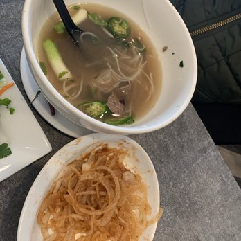 Pho Rowland Restaurant - Brisket Pho at the end of the meal - Vietnamese Near Me - Rowland Heights, California Pho Rowland Restaurant - Brisket Pho at the end of the meal - Vietnamese Near Me - Rowland Heights, California