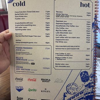 Billy's American Restaurant - Menu - American Near Me - Gdańsk, PM