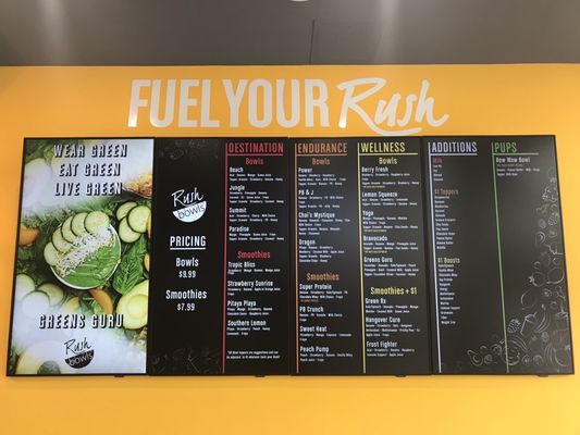 Menu photo 8 Rush Bowls Houston, TX Menu photo 8 Rush Bowls Houston, TX