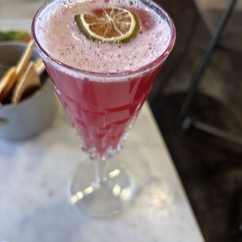 Willow Vegan Bistro - Lychee Pom Pom Mocktail - Vegan Near Me - New York, New York Willow Vegan Bistro - Lychee Pom Pom Mocktail - Vegan Near Me - New York, New York