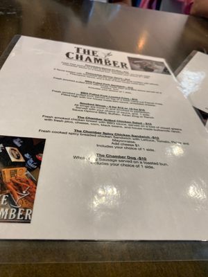 Menu photo 1 The Chamber Washington, IN