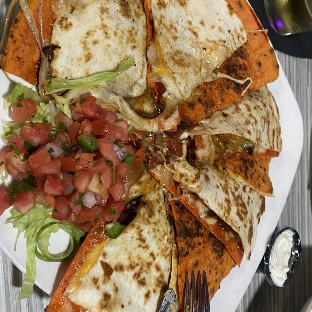 The Local Tavern Bar and Grill - Quesadilla with shrimp. So many roasted veggies!! - Bars Near Me - Canton, Michigan The Local Tavern Bar and Grill - Quesadilla with shrimp. So many roasted veggies!! - Bars Near Me - Canton, Michigan